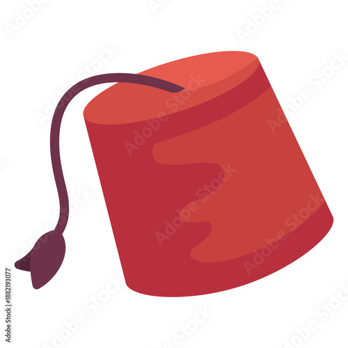 Fez hat illustration