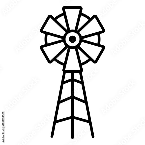 Farm windmill stroke