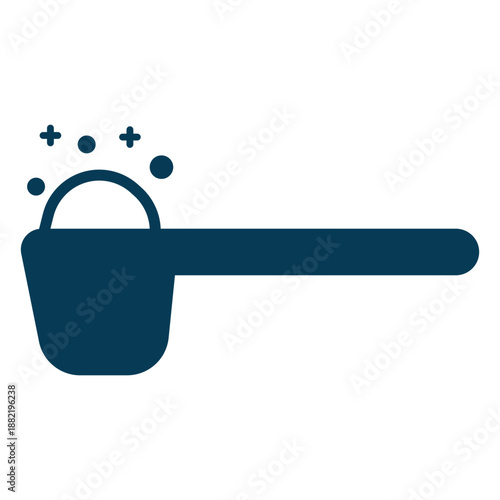 Detergent scooper laundry blue