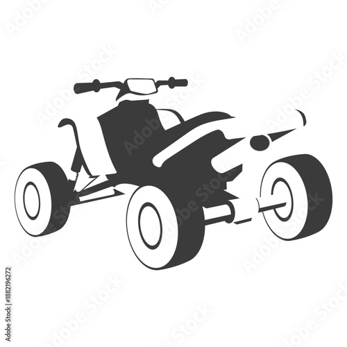 Quad bike transport black