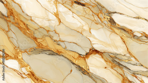 Beautiful marble texture with gold veins pattern