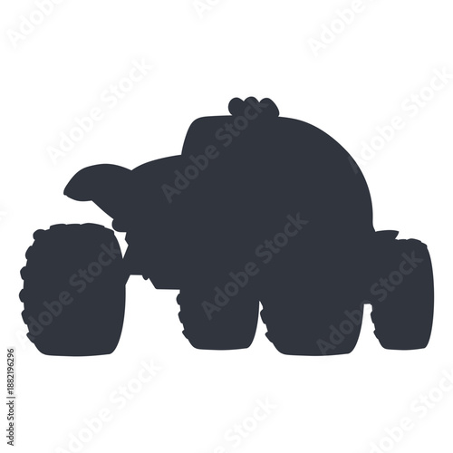 Rally car silhouette