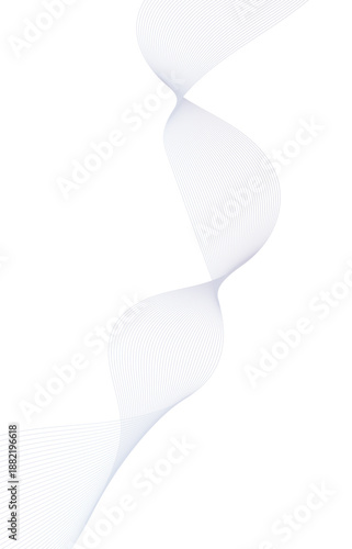 White wave lines pattern graphic design element