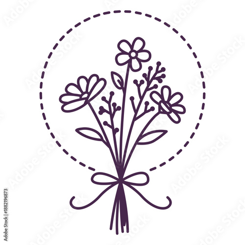 Assorted stroke bouquet