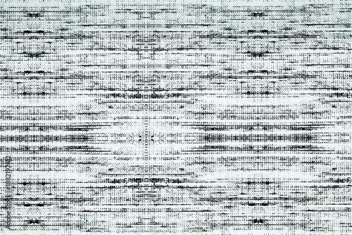 Grunge glitch pattern with horizontal distortion lines

