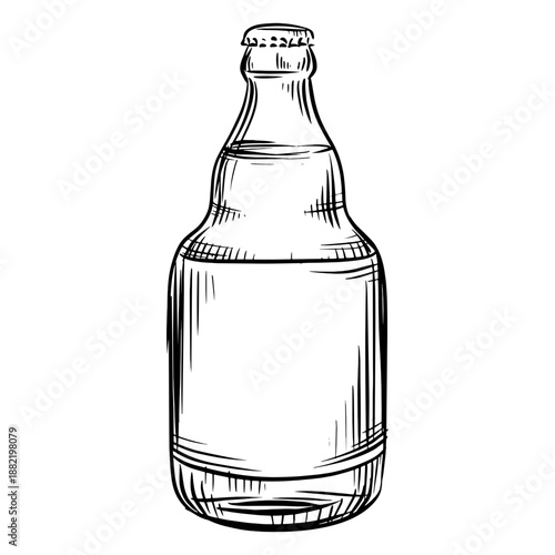 Beer bottle simple