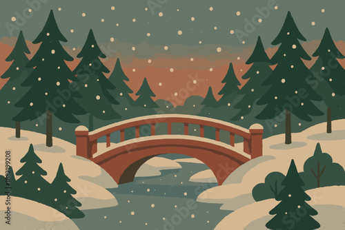 Icon minimal clean park no numbers snowy colors text letters bubbles vector