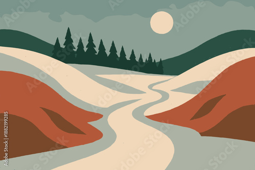 Any geometric no letters tools vector winter hiking clean icon typography chinese