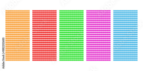 Set of diamond postcards in different colors for Oktoberfest.