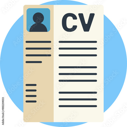 CV Document Icon
Represents a professional resume used to apply for job opportunities and showcase skills and experience.