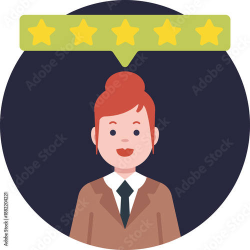 Highlights performance and recognition – Represents employee ratings, feedback, or evaluation used to support career growth and promotion decisions.