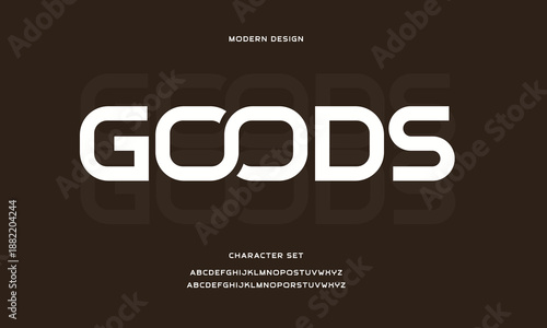 Goods Font is a display font with bold and modern characteristics, suitable for your designs that require a strong