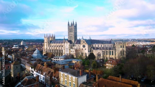 Aerial of Canterbury Cathedral