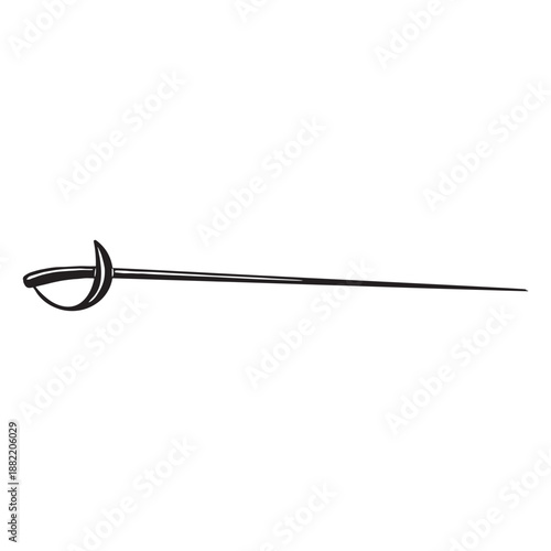 Sword fencing cut-out