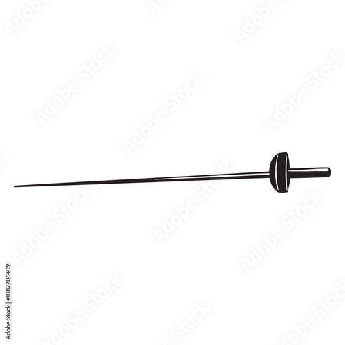 Fencing sword cut-out