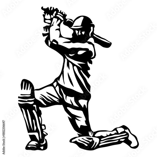 Baseball batter cut-out