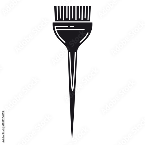 Hair dye tint brush cut-out