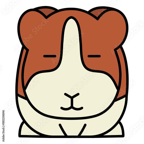 Hamster rodent asleep