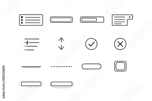 Arrows text inline icon image outline vector generation cursor simple value placeholder