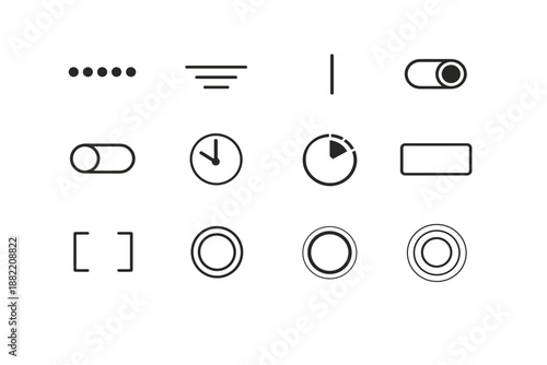 Switch vector state outline reveal without image glow ring icon generation hidden