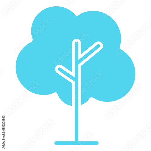 Icon tree cut out