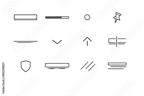 Emphasis badge elevation vector subtle icon thin simple image shadow fixed generation