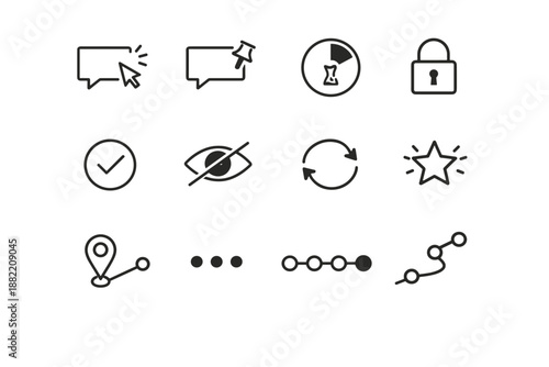 Image pin simple vector onboarding node tip hints indicator slash generation acknowledged