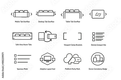 Vector seal layout viewport icon mobile badge generation mode density simple image