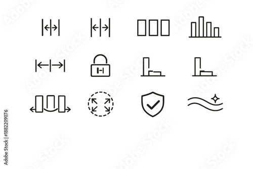 Calm image equal vector icon min wide max simple state badge constrained