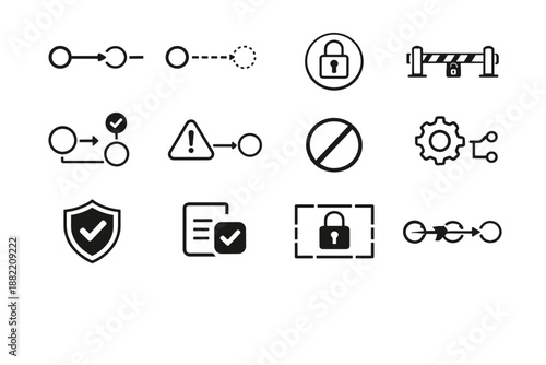 Future generation step frame barrier image denied missing simple required controlled vector