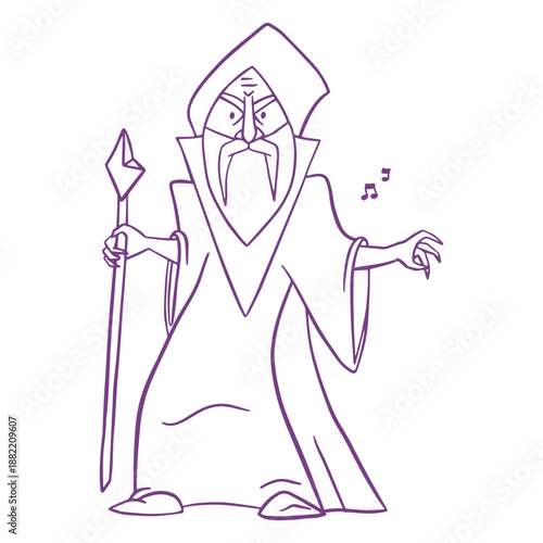 Wizard magic character