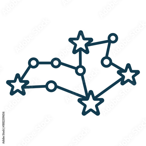 Simple constellation geometric stroke