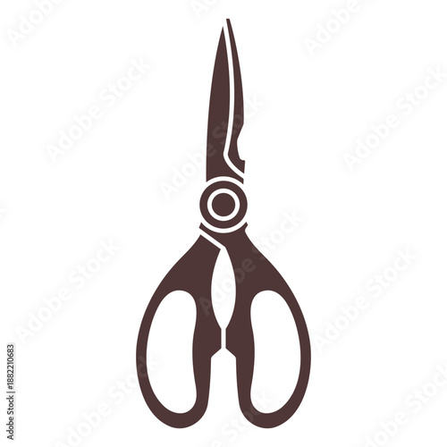 Work scissors cut out