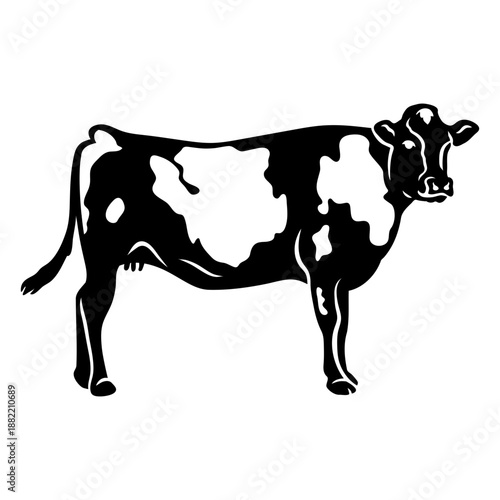 Cow profile cut out