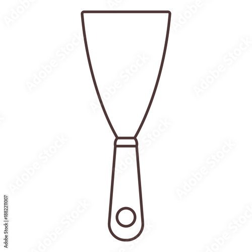 Garden spatula stroke