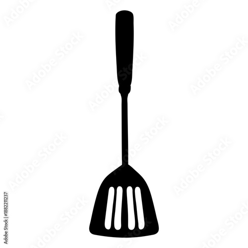 Kitchen spatula silhouette