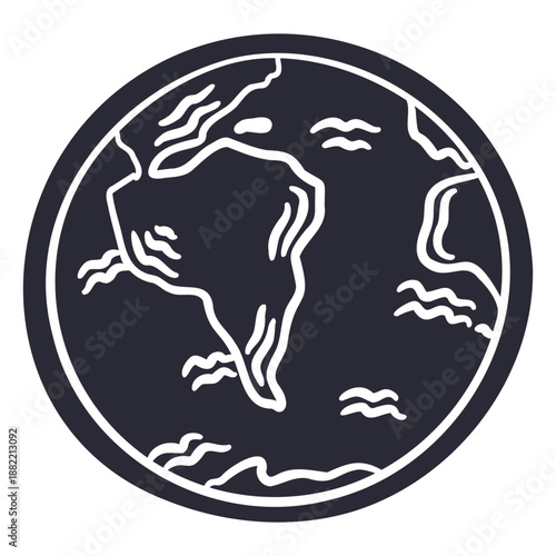 Planet Earth cut out