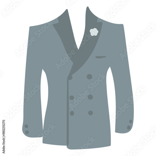 Formal suit flat
