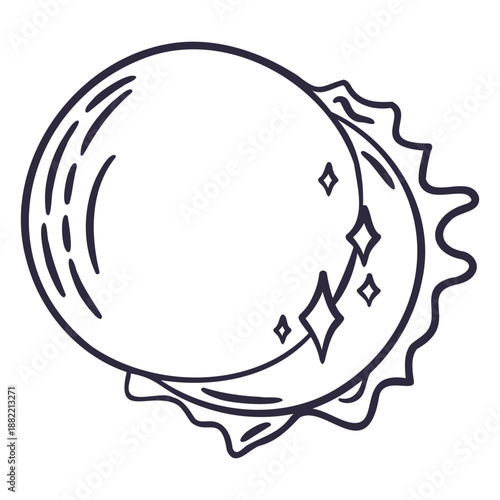 Lunar eclipse stroke