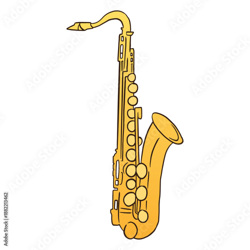 Saxophone soprano semi flat