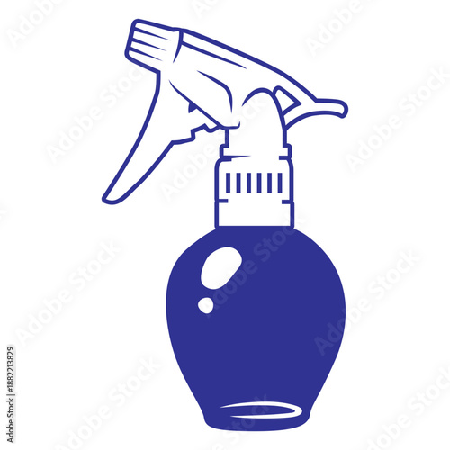 Hair spray color filled stroke