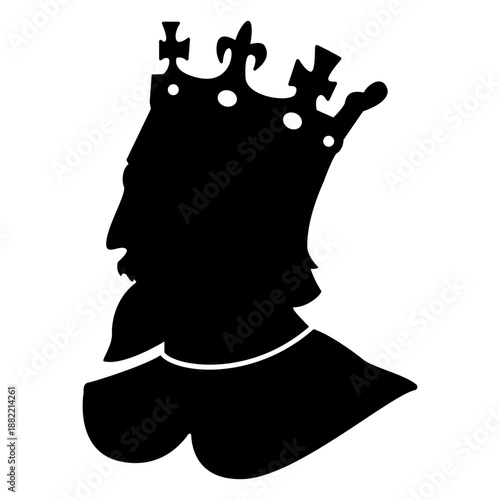 King profile cut out