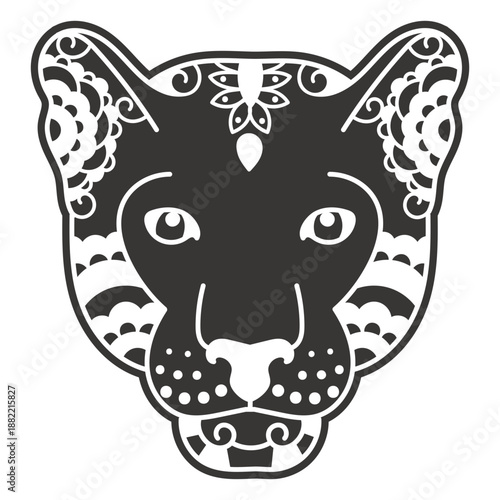 Mandala panther animal
