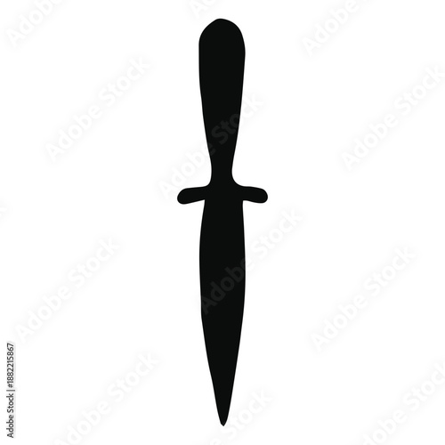 Simple dagger silhouette