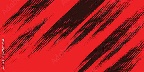 black red dragon decal brush fire volcano lava sakura Asia Japan anime style illustration sporty background banner style illustration. modern