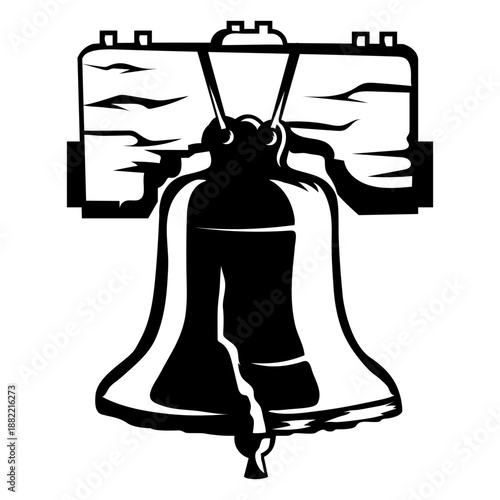 Liberty bell america high contrast