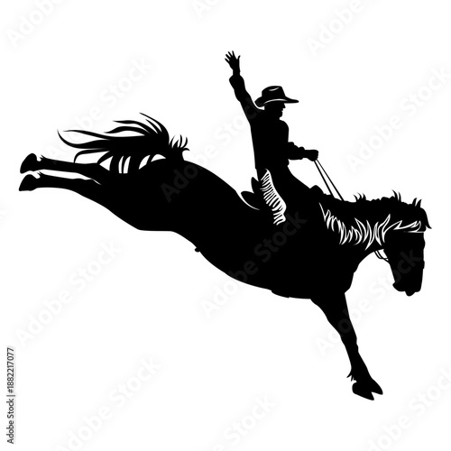 Cowboy rodeo cut out