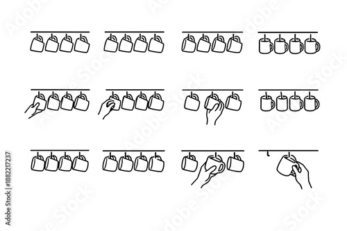 Pattern vector icon options generation image outward access calm simple flow logic