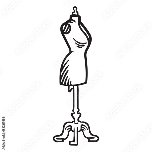 Sewing manikin stroke