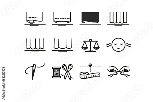 Tailoring icon finish image silhouette logic hang simple hem weight focus generation